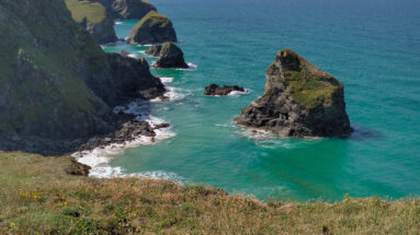 Bedruthan Steps Carnewas Cornwall