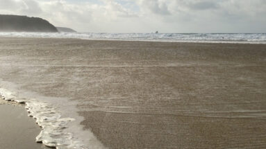 Perranporth beach Cornwall Cornish coastline